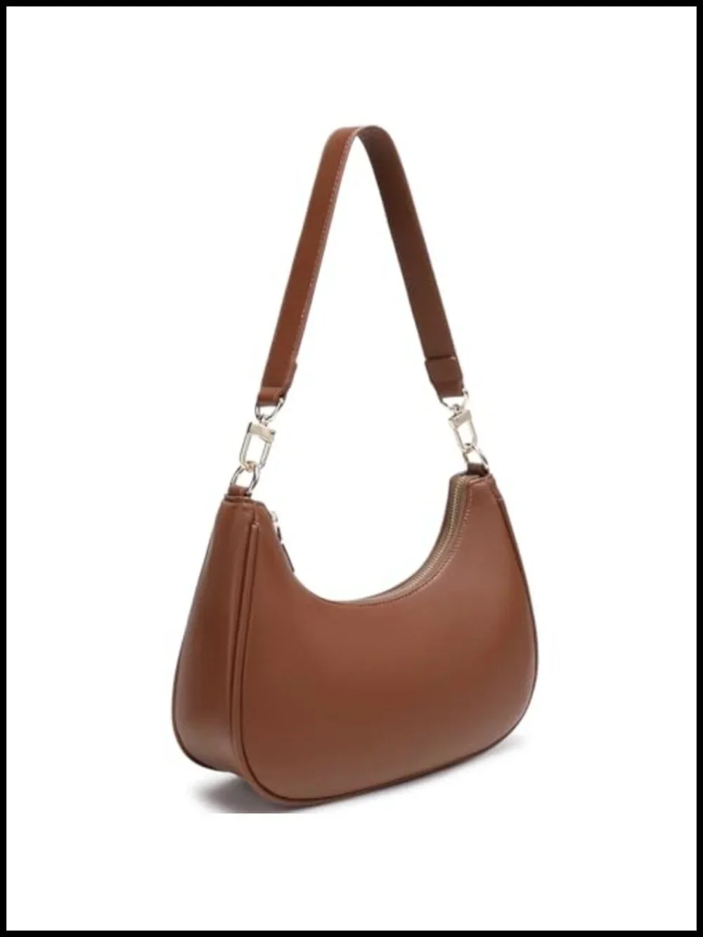 Women's Hobo Shoulder Bag with Zipper Lightweight Cute Purse for Dating